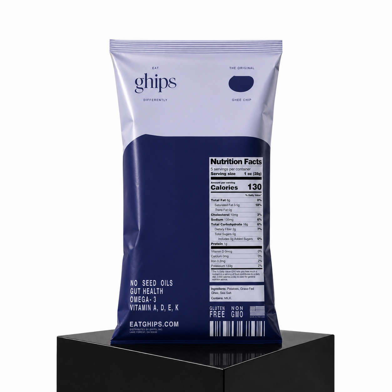 GHIPS - Sea Salt Original- 4 Pack (5oz)
