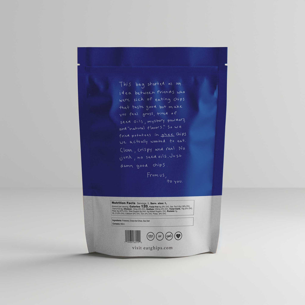 GHIPS - Sea Salt Original- 4 Pack (5oz)