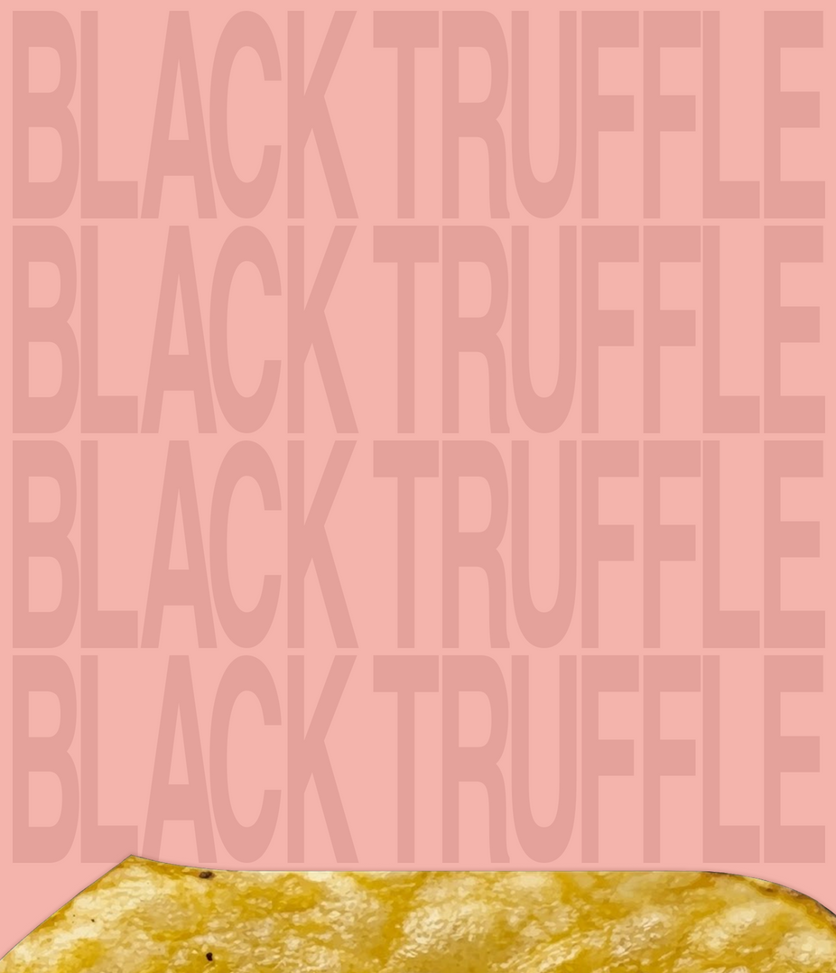 Ghips Black Truffle ghee potato chips with real Tuber Aestivum